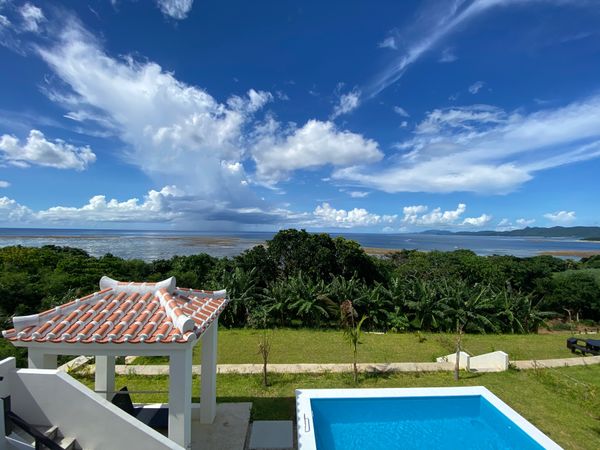 日本・沖縄「石垣島 星空の旅」の写真：ホテル（ヴィラ）に到着！

目の前はサン...