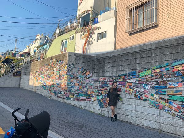 大韓民国 (韓国)・釜山「2018年釜山」の写真：甘川洞文化村