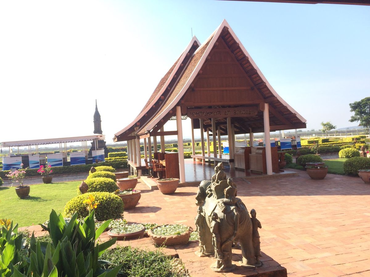スコータイ空港。小さくて可愛いらしい空港。