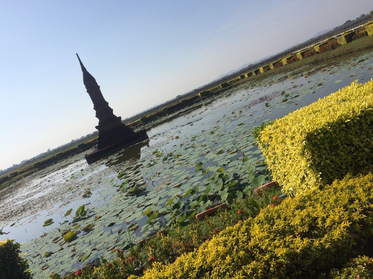 スコータイ空港。小さくて可愛いらしい空港。