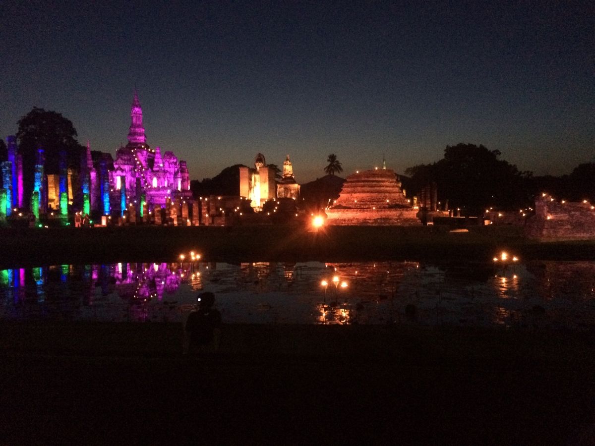 夜のワット・マハタート