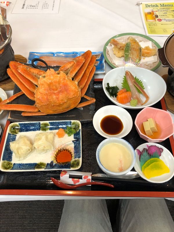 日本・宗谷岬「北海道最北端到達の旅」の写真：ずわい蟹