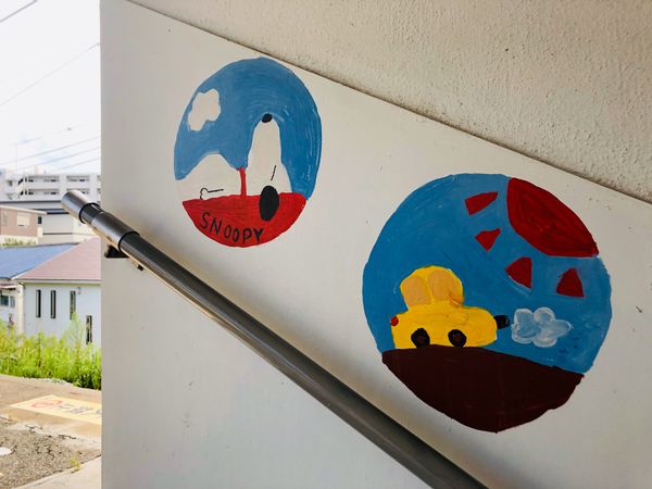 日本・宝塚「1日目 兵庫県」の写真：霞ヶ丘駅2🚉

何度見てもかわいい。