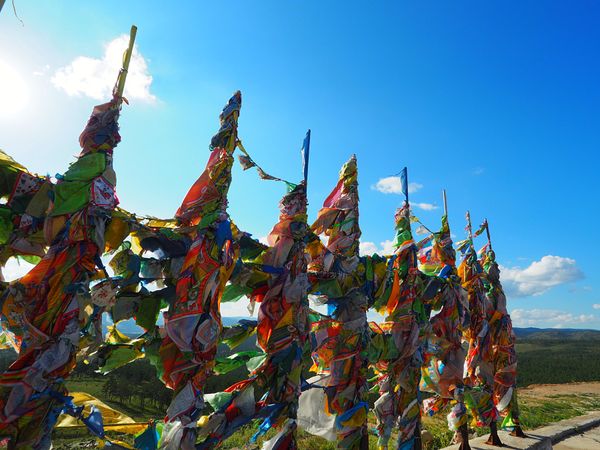 ロシア連邦・サハリン「シベリア弾丸旅行　サハリンからバイカル湖まで」の写真：ウランウデ　高台にあるチベット寺院
ウ...