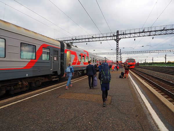ロシア連邦・サハリン「シベリア弾丸旅行　サハリンからバイカル湖まで」の写真：シベリア鉄道
ウランウデ からイルクーツ...