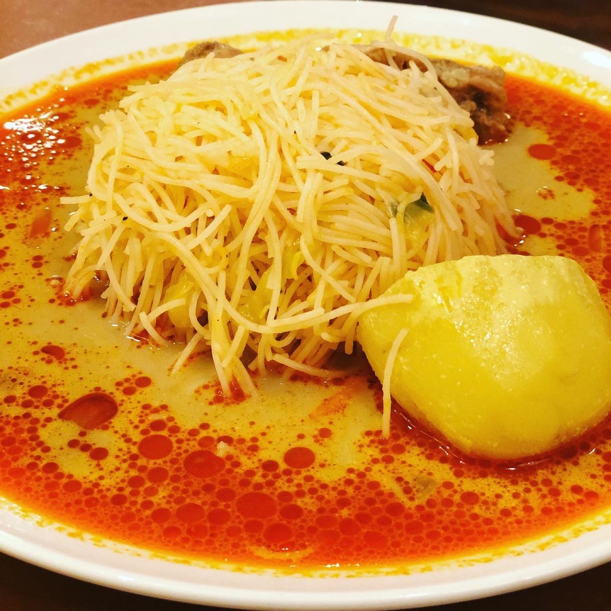 毎回食べるツナパハ。激辛で美味しい！