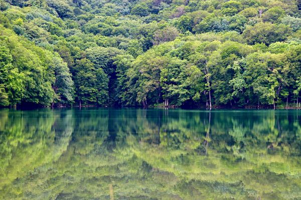 日本・秋田「東北2020」の写真：思いがけなく旅館の近くで出会った絶景！蔦...