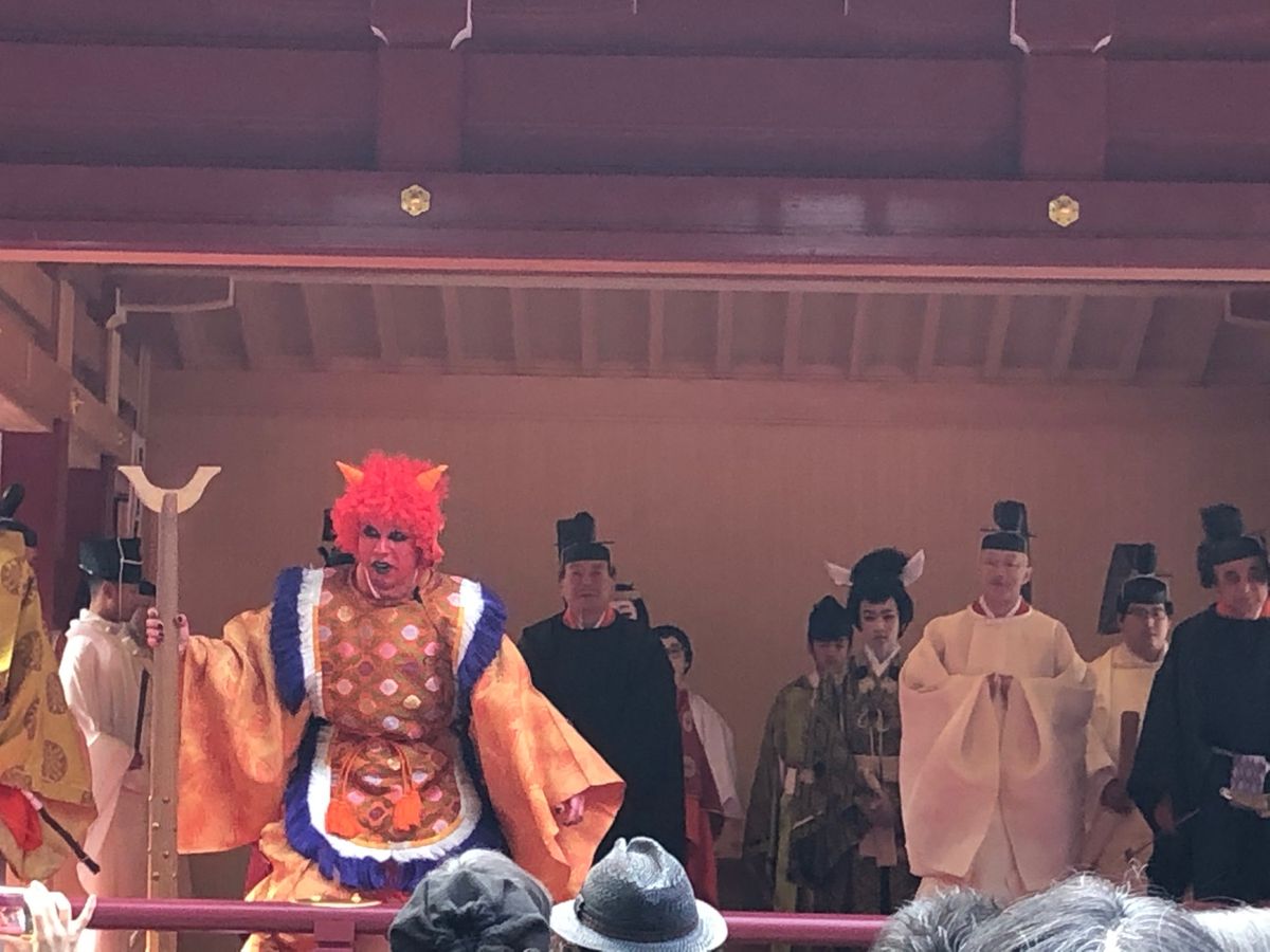 ちょうど節分だったから鬼さん達にも遭遇！
