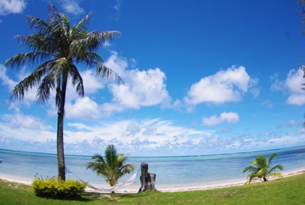 北マリアナ諸島・サイパン「サイパン」の写真：青い空・青い海♪