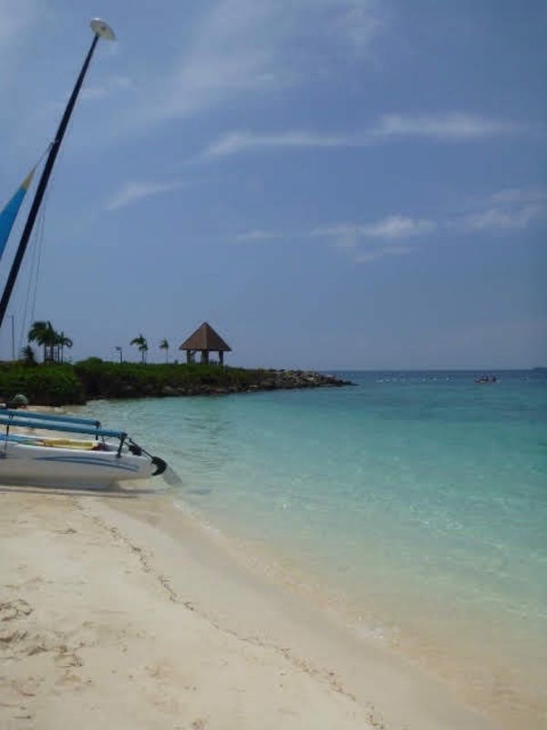 フィリピン・セブ「セブ島」の写真：美しい海を眺めながらのお食事は最高♪