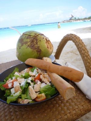 美しい海を眺めながらのお食事は最高♪