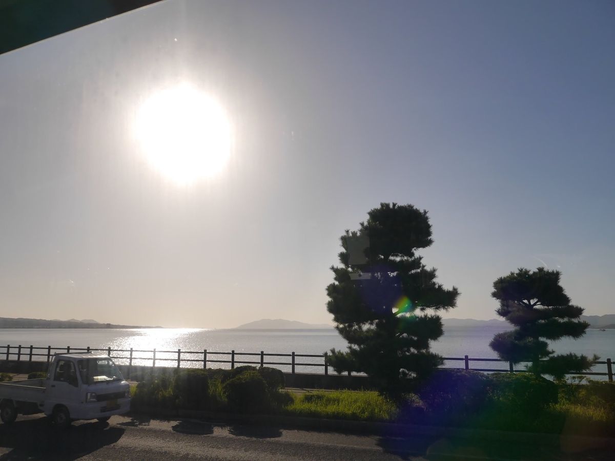 宍道湖の夕日綺麗だった✨