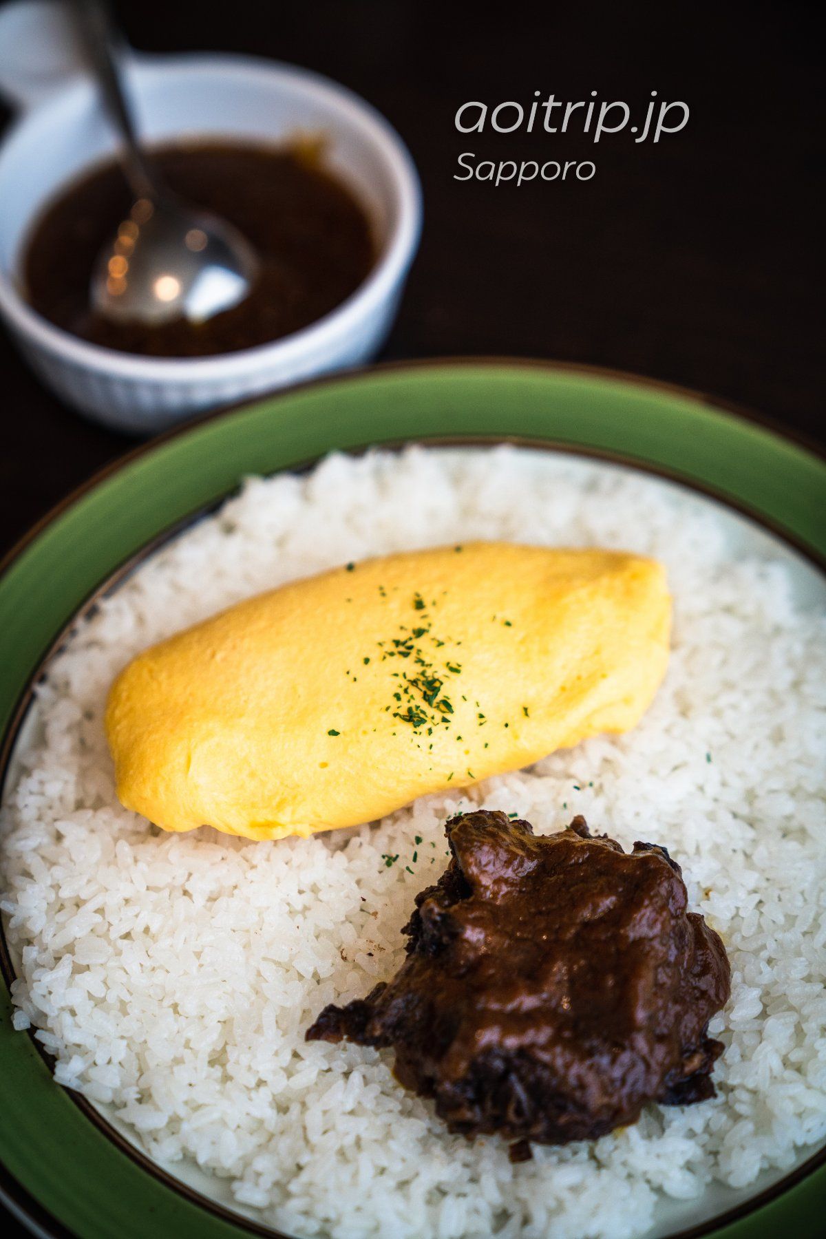 7月に札幌・幌見峠のラベンダー園の鑑賞後、ランチで立ち寄った、円山の欧風カ...