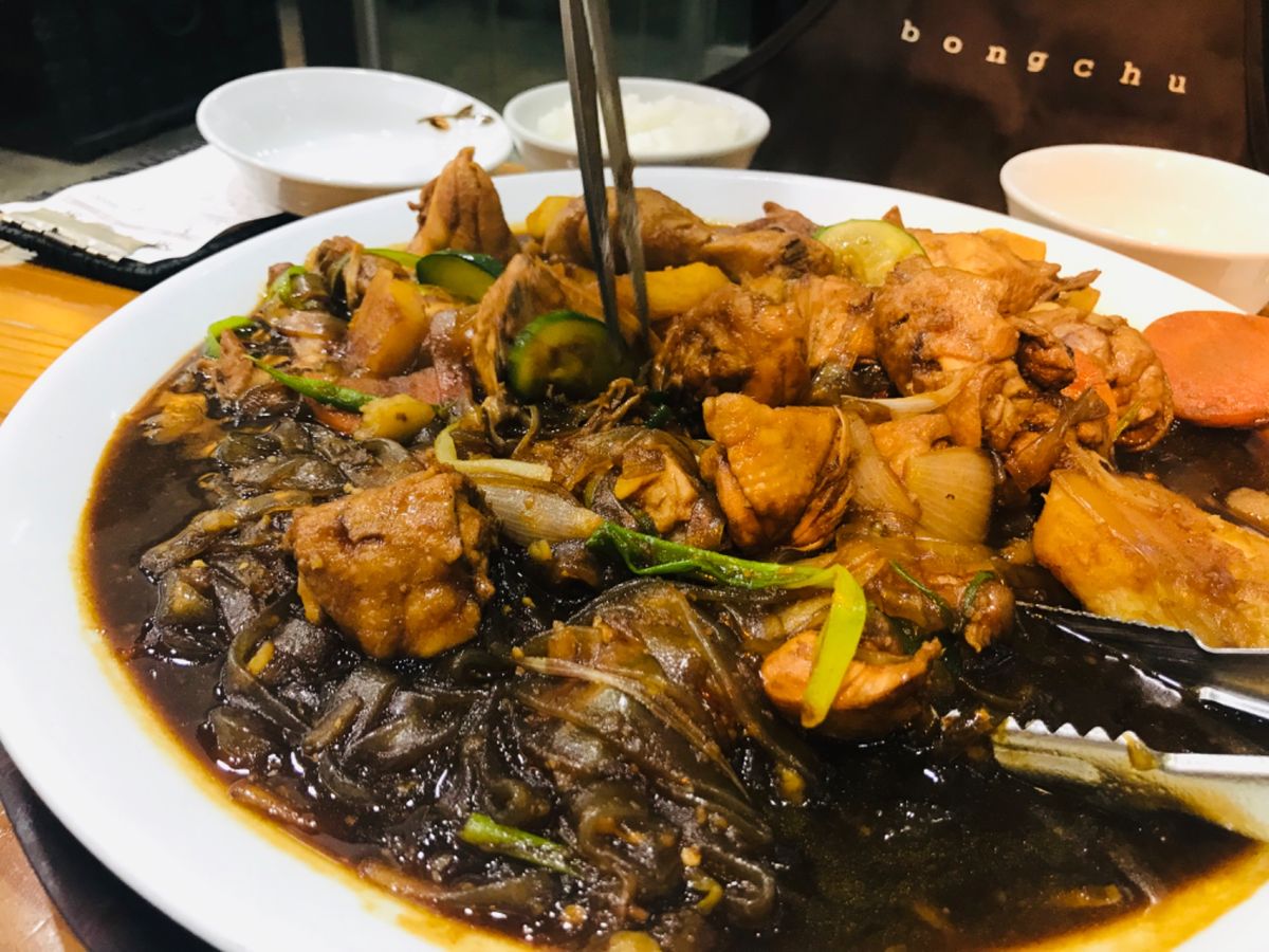 ソウルはPM2.5で空気が。。💧　
明洞ククス@go to mall
チム...