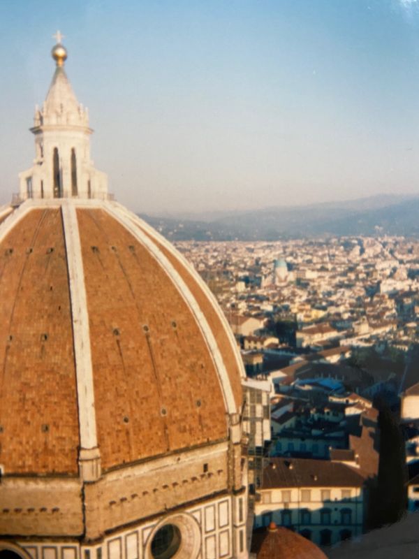 イタリア・ナポリ「ヨーロッパ14日間の旅(イタリア編)」の写真:フィレンツェ!
夕焼けに染まってとっても...