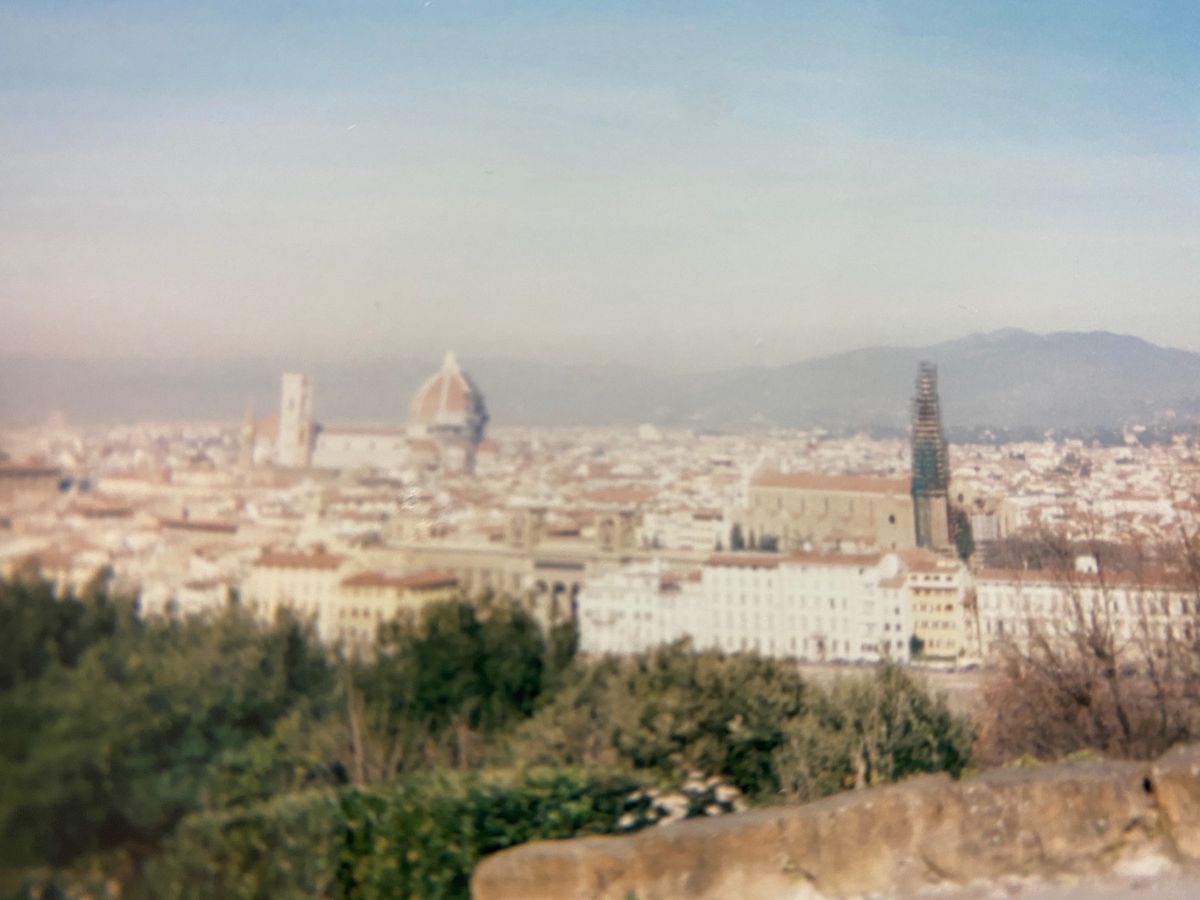 フィレンツェ！
夕焼けに染まってとっても素敵でした！
ドゥオモじゃない塔の...