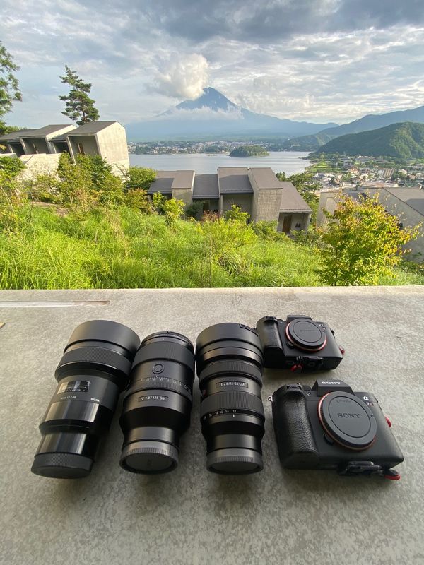 日本・星のや「星のや 富士」の写真：今日はこれで撮影！晴れてくれ〜