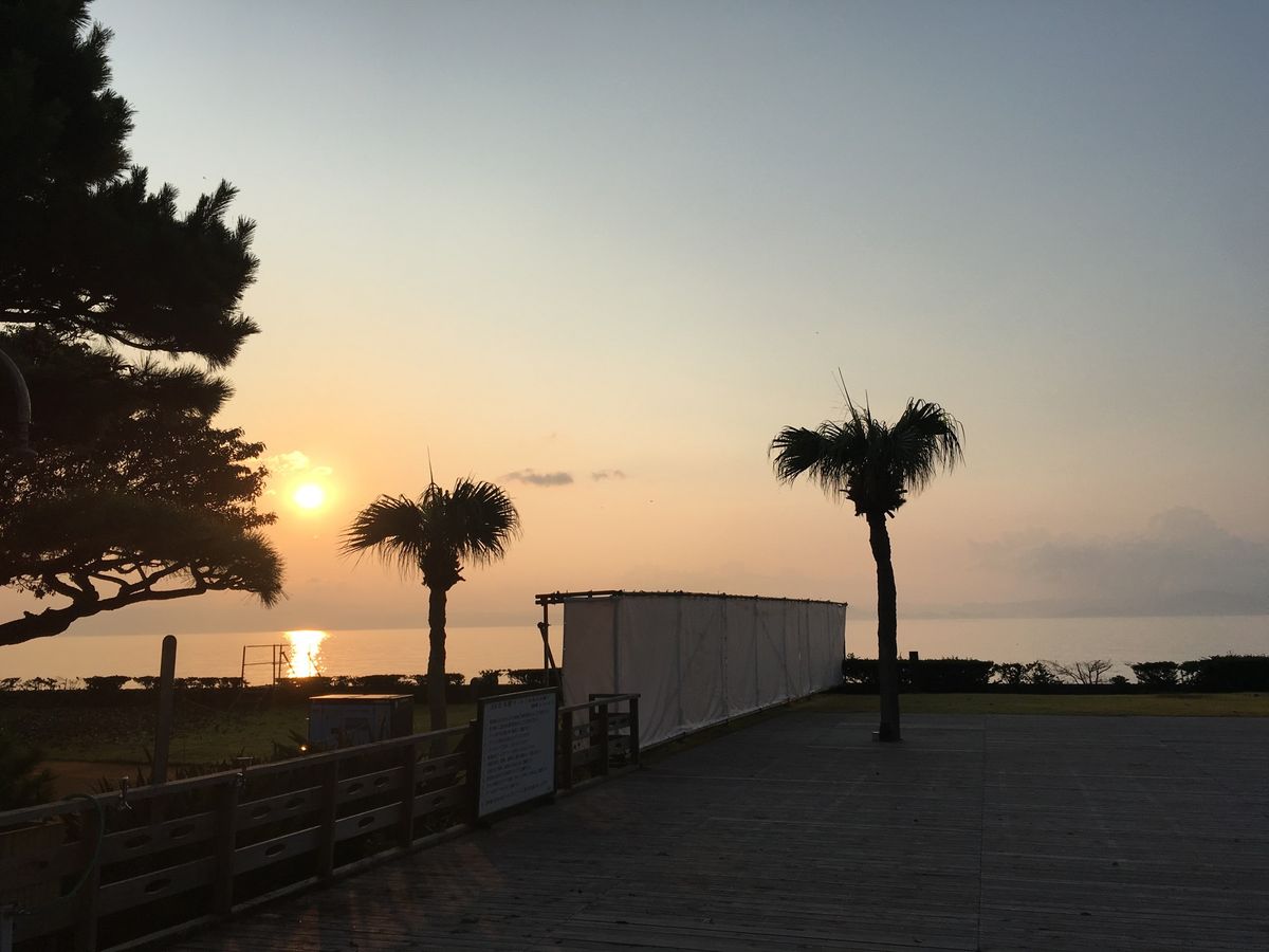 白水館💓
写真はないけど、
プールもありました！
台風の時だったので
綺麗...