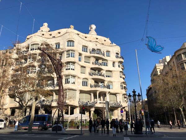 スペイン・バルセロナ「バルセロナ【年越し編】」の写真：カサ・ミラ