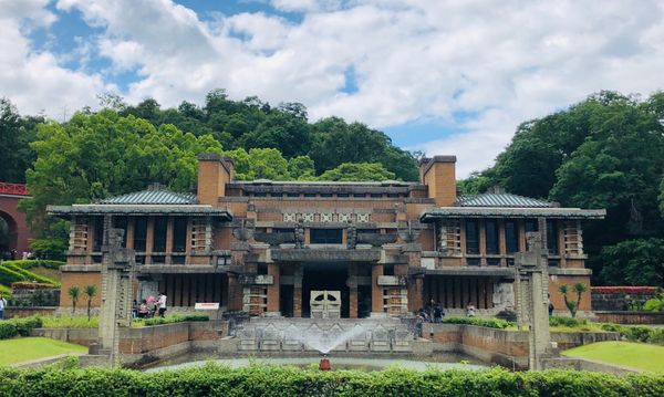 日本・岐阜市「明治村と岐阜」の写真：フランク・ロイド・ライトの帝国ホテルの中...