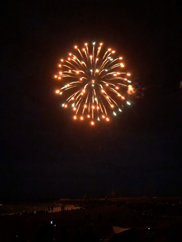 日本・新島「新島島民祭り」の写真：島民まつりの花火はホントおすすめ🎆