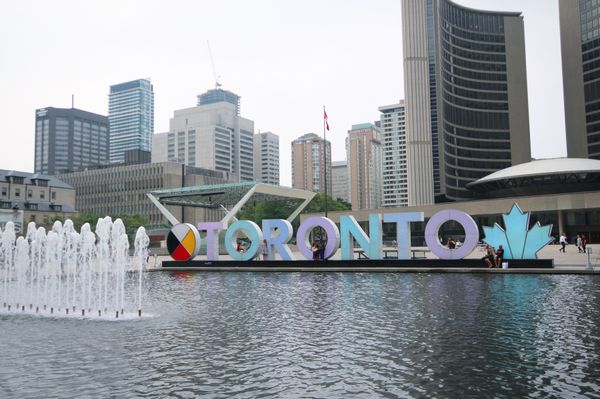 カナダ・トロント「トロント/ナイアガラ」の写真：①トロント市内
ここは最もつまらなかった...