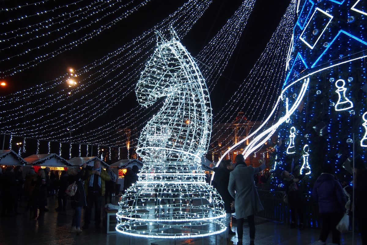 バルト三国クリスマスマーケット巡り🎄
ビリニュス🇱🇹
チェス駒をイメージし...