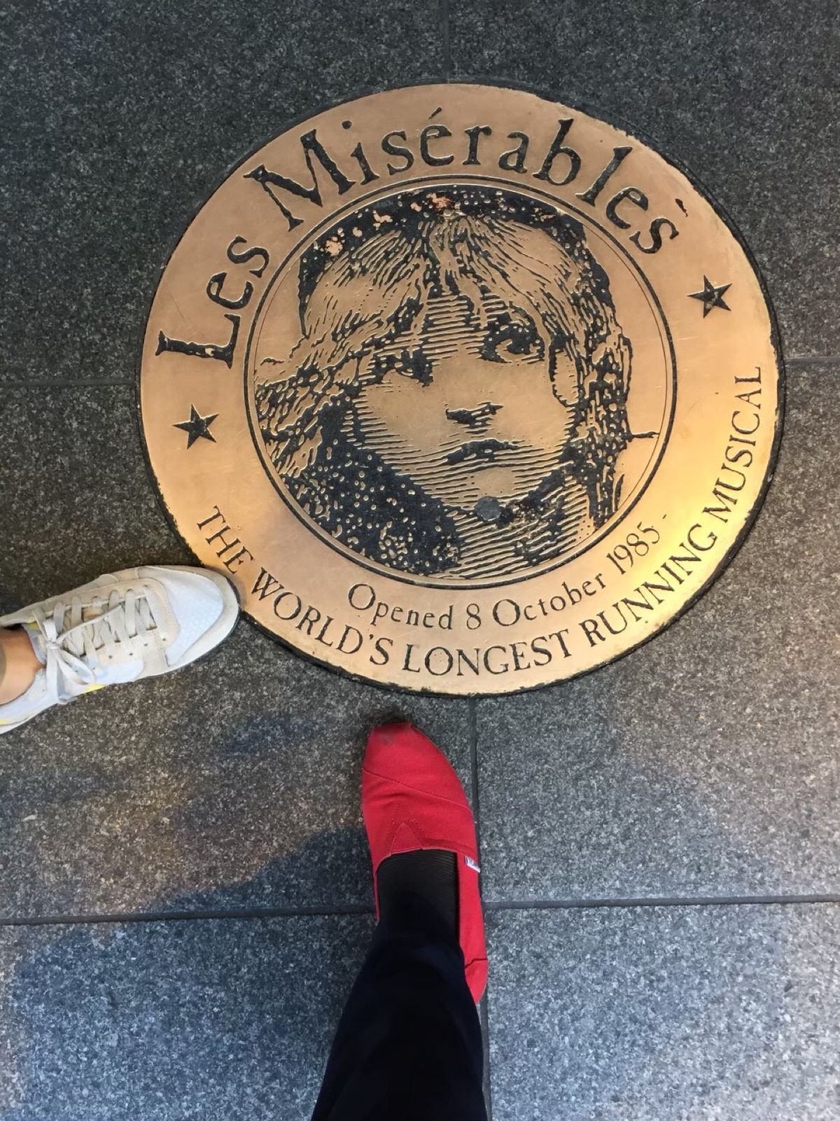 ロンドン最終日の夜は、ミュージカル鑑賞！
演目は「Les Misérabl...