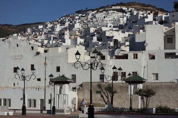 モロッコ・マラケシュ「「モロッコの旅」」の写真：１〜４）世界遺産ティトゥアンの街並み