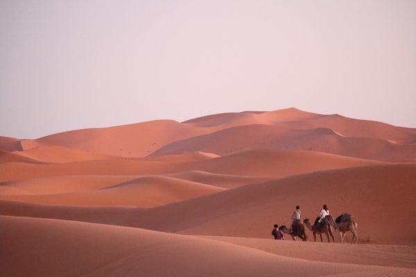 モロッコ・マラケシュ「「モロッコの旅」」の写真：１〜４）サハラ砂漠の街メルズーガ