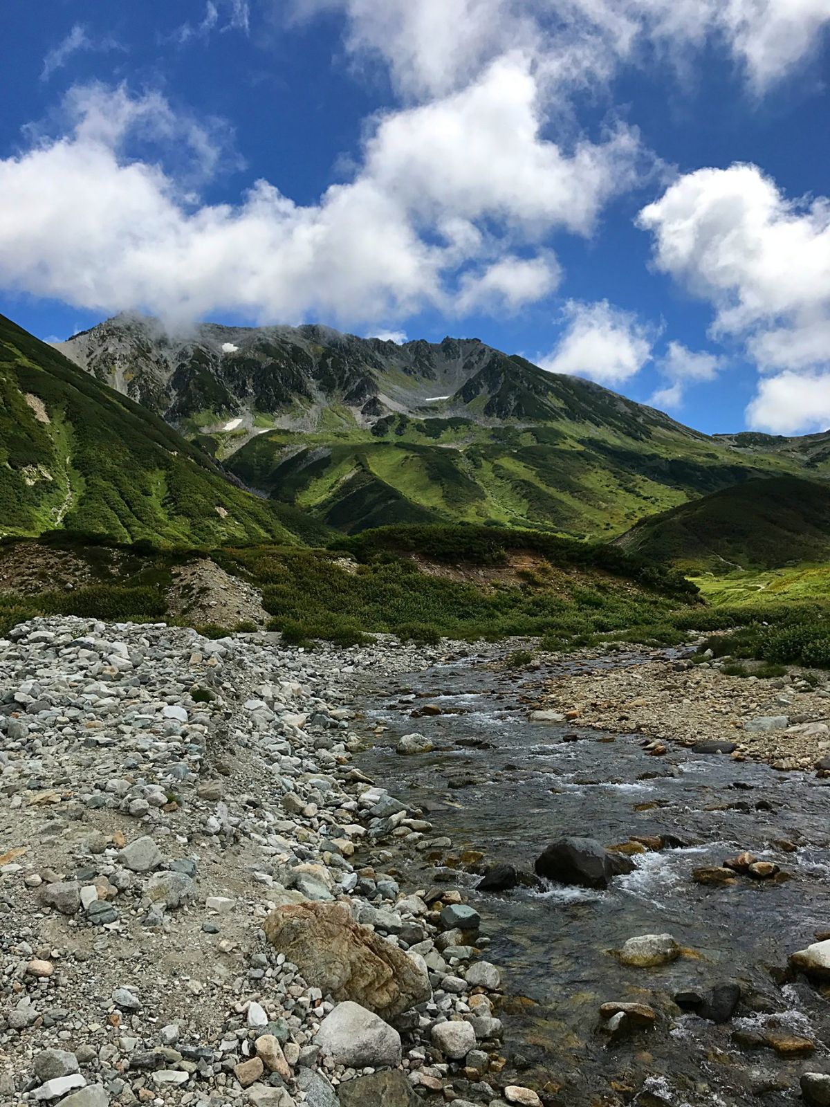 剣岳の登山は登りと下りでルートが異なります。
人のすれ違いができない崖な...