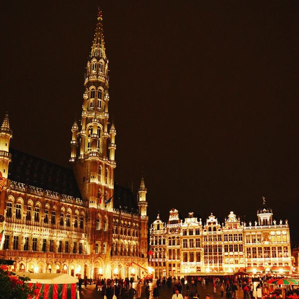 ベルギー・ブリュッセル「「ブリュッセルの旅」」の写真：１〜４）世界遺産グラン・プラス