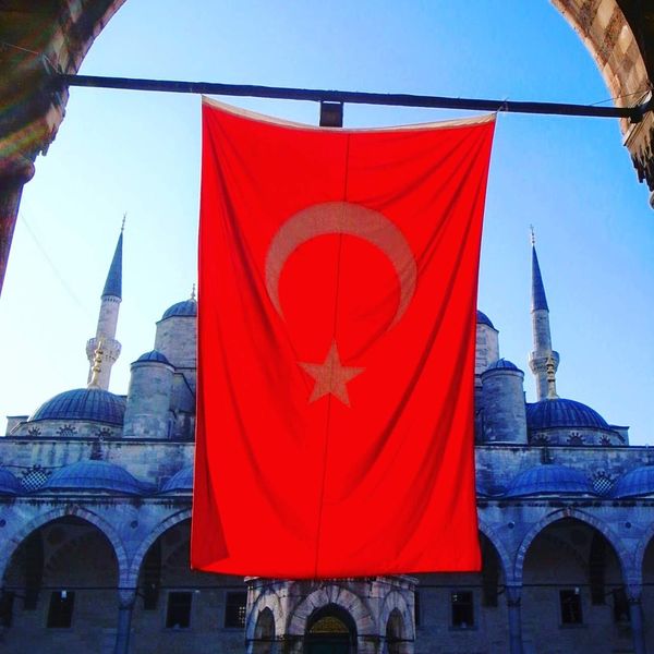 トルコ・イスタンブール「「トルコの旅」」の写真：１〜４）世界遺産スルタンアフメット・ジャーミィ