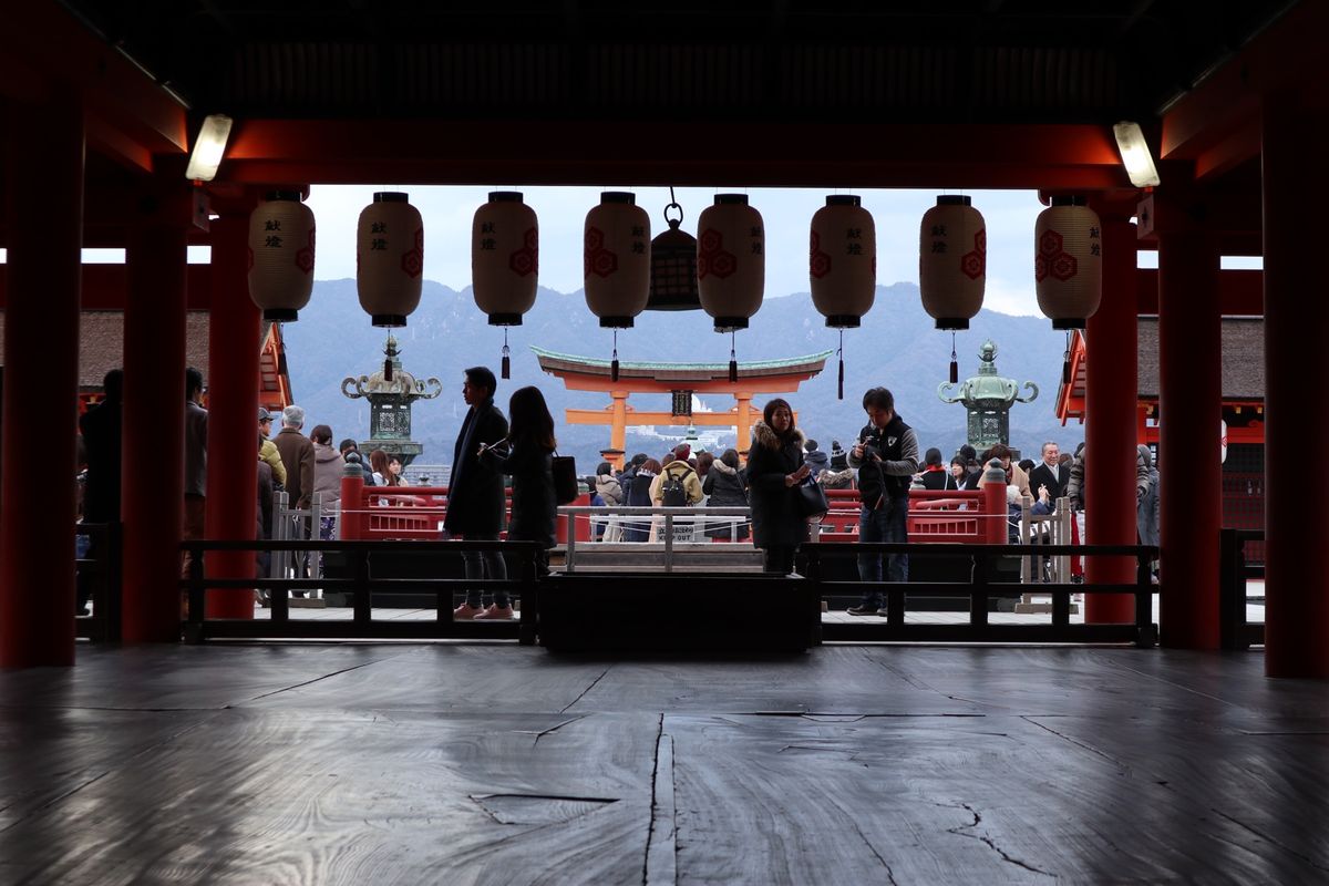 １〜４）世界遺産厳島神社