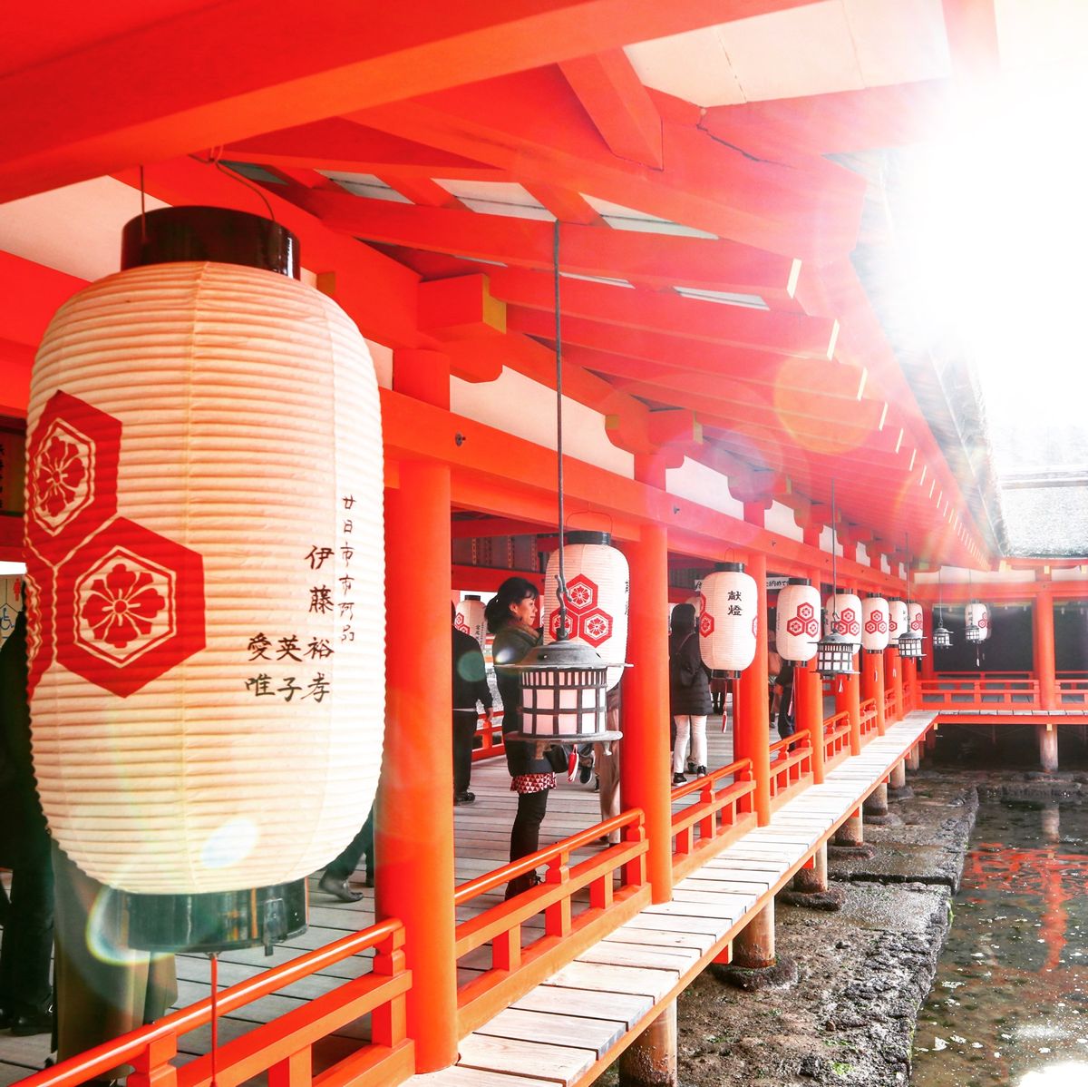 １〜４）世界遺産厳島神社