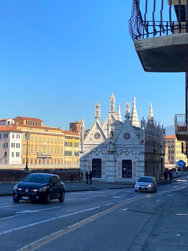 イタリア・フィレンツェ「ベネチアンフェスティバル」の写真：ピサ