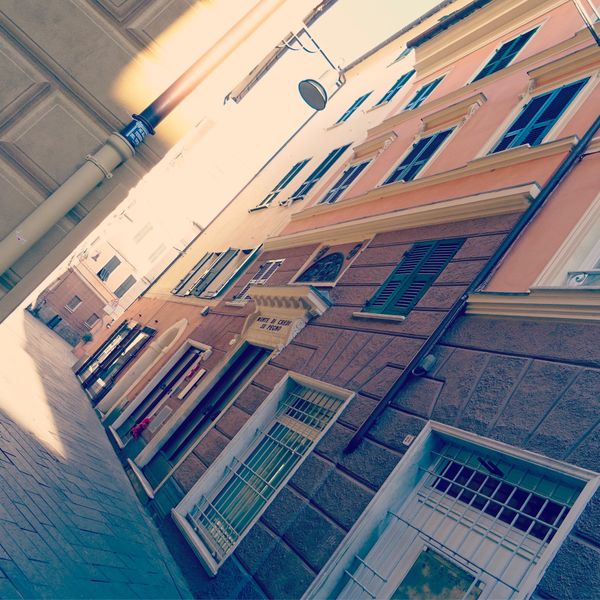 イタリア・サボナ「My first Cruise trip-2」の写真：イタリア語しか通じないような素朴な街です。