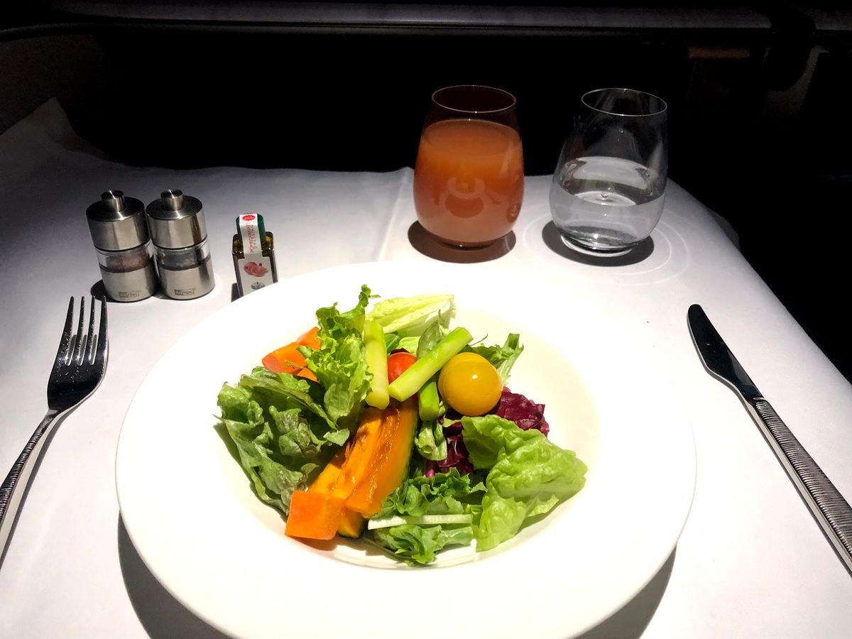 機内食も、いつでも好きな時に🍓