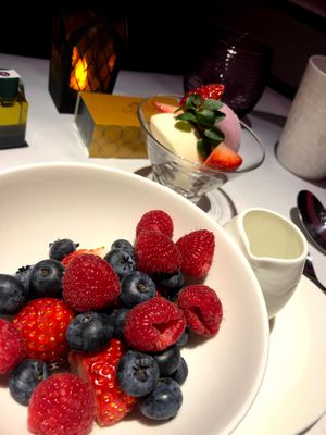 機内食も、いつでも好きな時に🍓