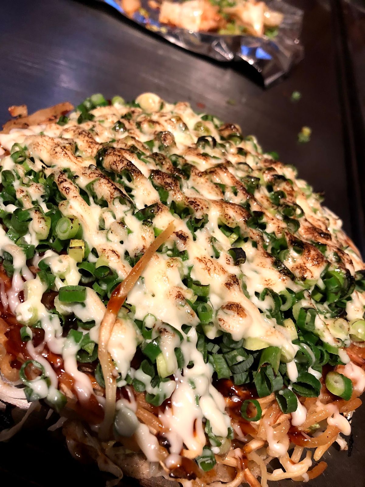 いつもの　としのや　のお好み焼き