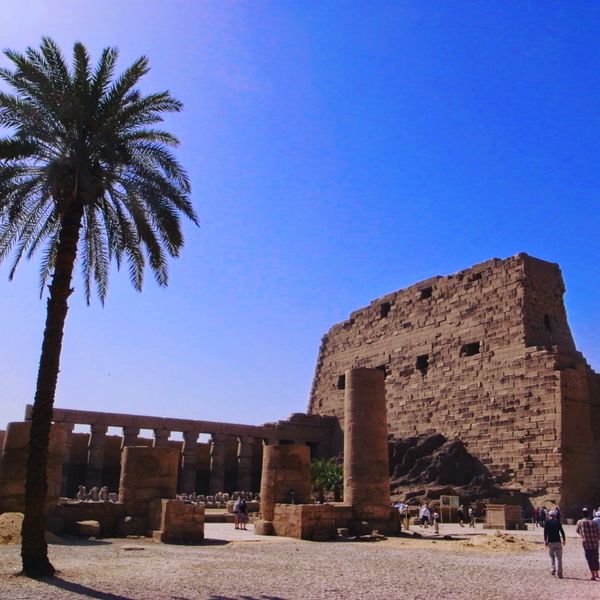 エジプト・カイロ「「エジプトの旅」」の写真：１〜４）世界遺産カルナック神殿