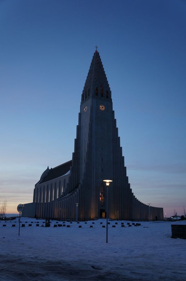 アイスランド・レイキャビク「「アイスランドの旅」」の写真：１〜４）レイキャビクの街並み
