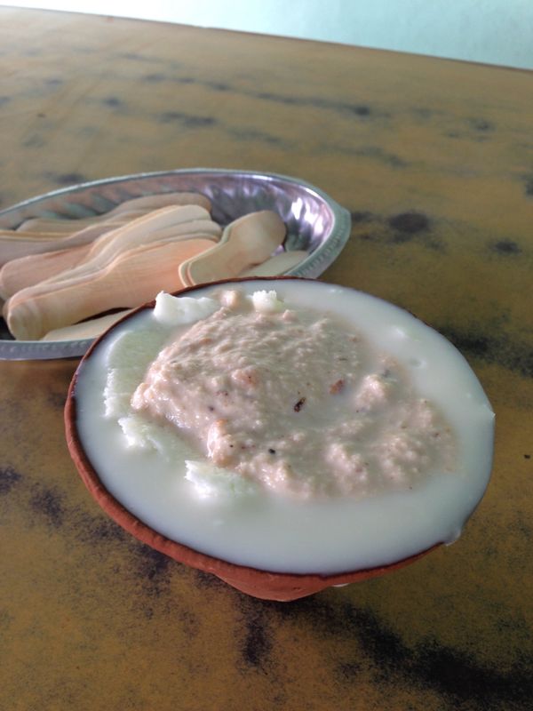 インド・デリー「「インドの旅」」の写真：１）本場のラッシー。今でも夢に見る程美味...