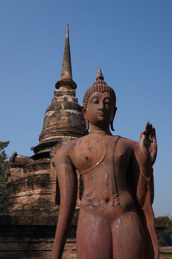 タイ・バンコク「「アユタヤ・スコータイ の旅」」の写真：１〜４）世界遺産スコータイ 