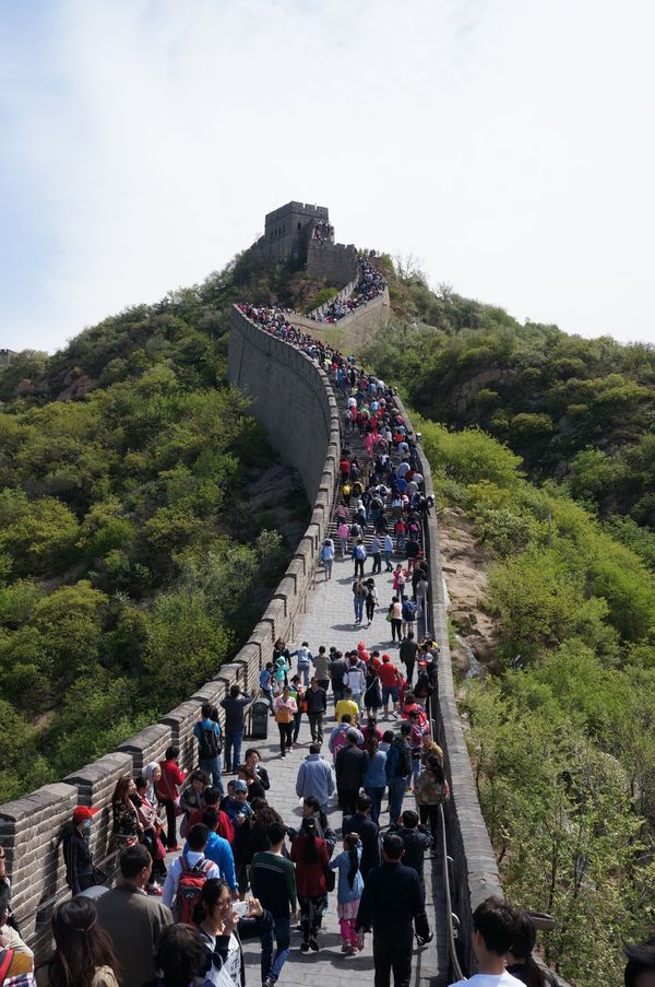 中国・北京「「北京の旅」」の写真：１〜４）世界遺産万里の長城
