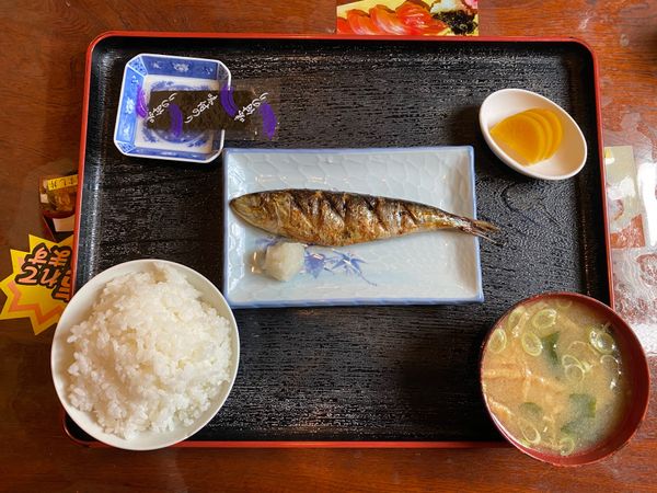 日本・東京都「八丈島 2020年夏最後の天の川」の写真：朝ごはん
イワシ

昨夜食べた「瑚庵」さ...