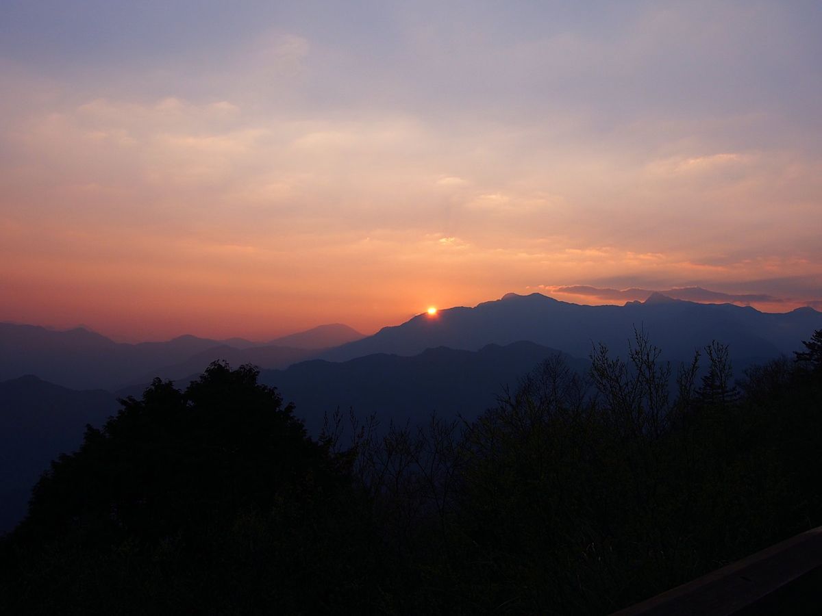 阿里山の御来光はとても有名で、台湾人にとっても一度は見ておきたい景色らしい...