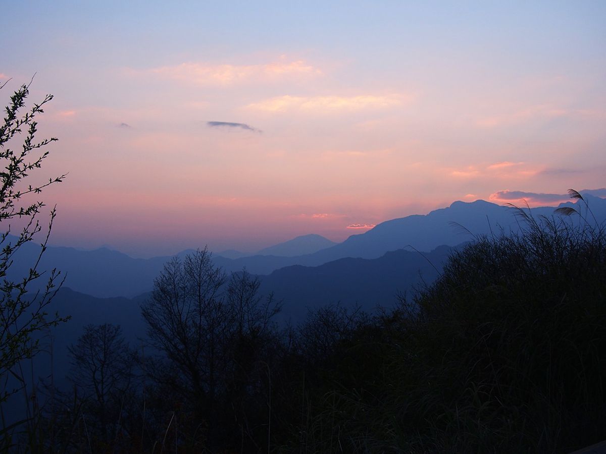 阿里山の御来光はとても有名で、台湾人にとっても一度は見ておきたい景色らしい...