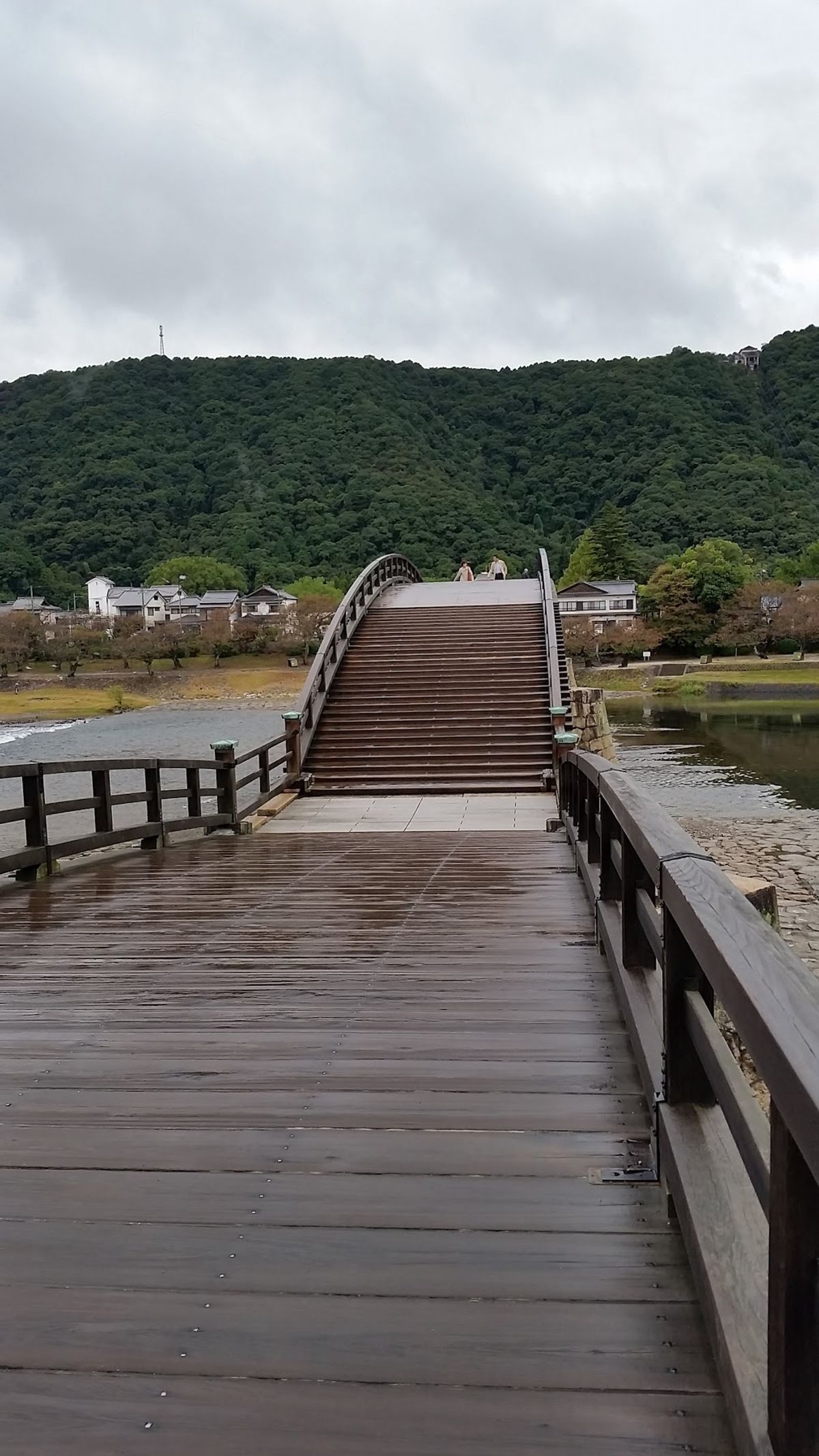 岩国城と錦帯橋
