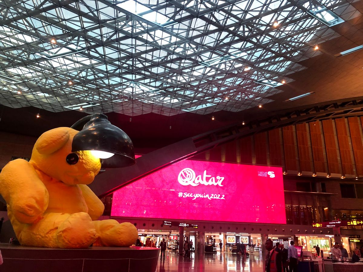 ドーハ空港のシンボル？